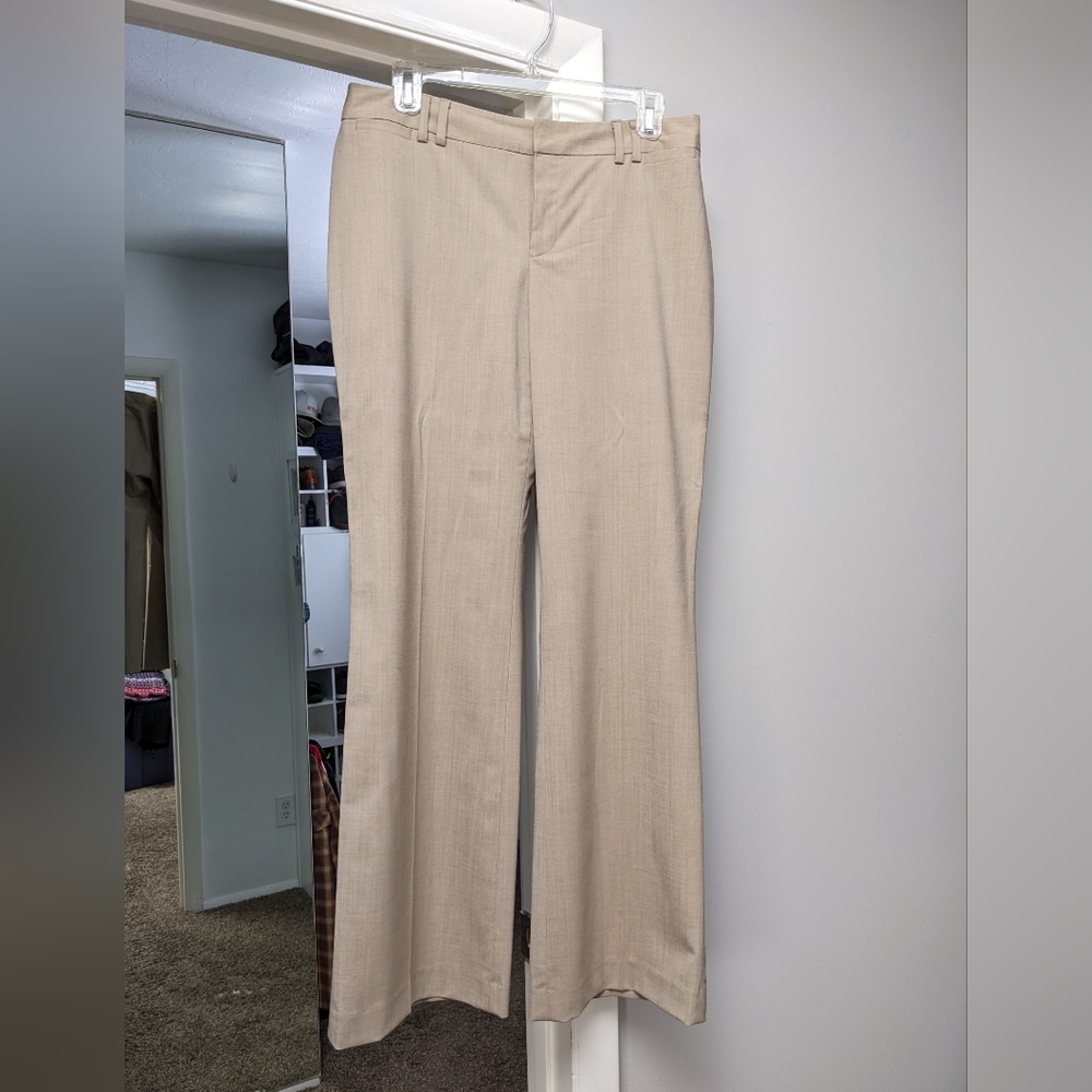 VGUC Banana Republic Tan Wool Trousers, size 10R